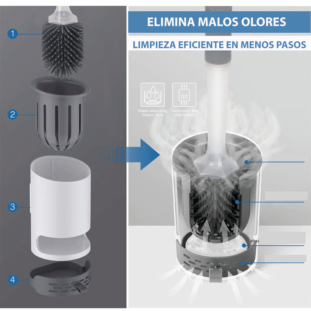 CHASCON Escobilla de baño