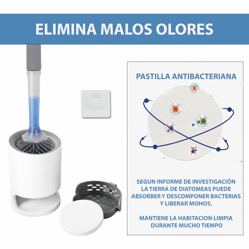 CHASCON Escobilla de baño X3